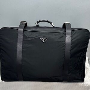 Prada Men's Black Travel Bag